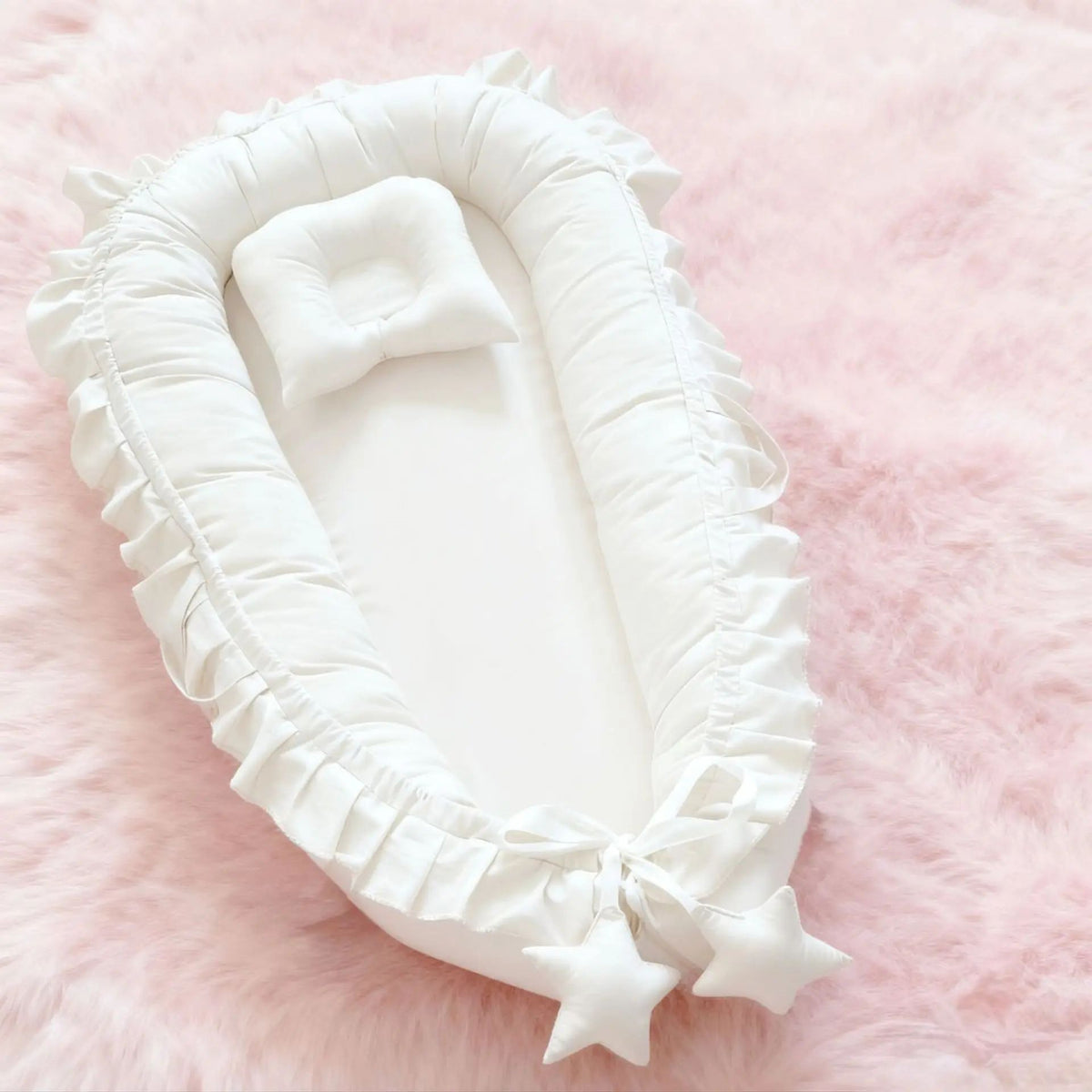 Reducteur de lit | Coton 100% Naturel – Cocon Doux 0-12 Mois