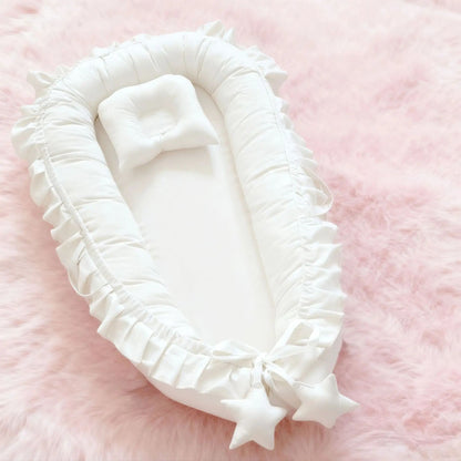 Reducteur de lit | Coton 100% Naturel – Cocon Doux 0-12 Mois