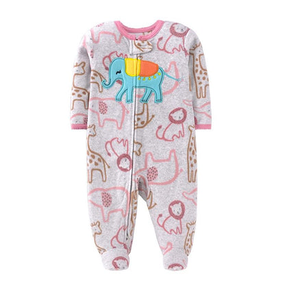 Pyjama bébé safari éléphant gris