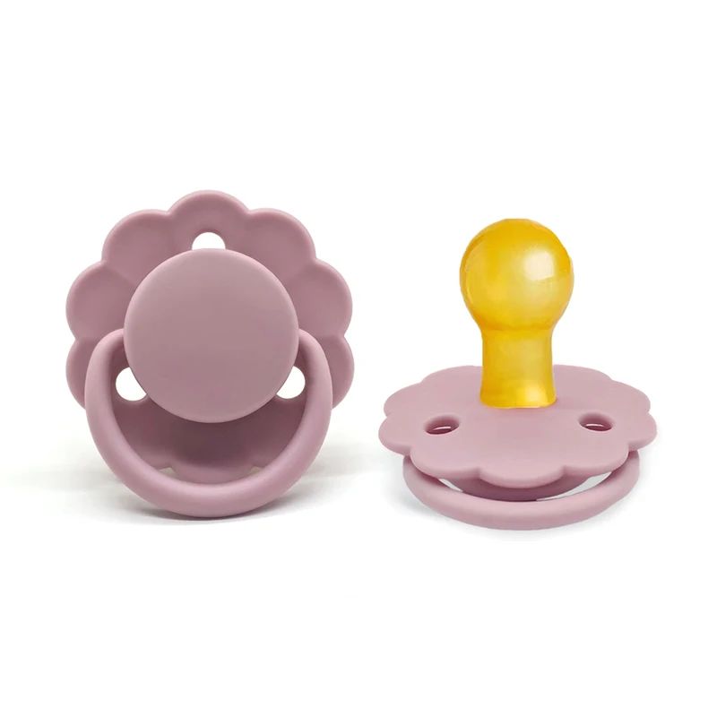 Tétine bébé en latex naturel couleur Rose 