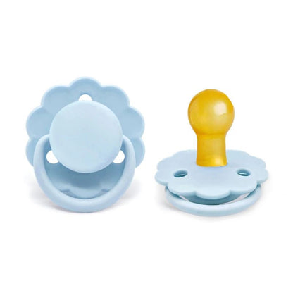 Tétines bébé en latex naturel disponibles en quatre couleurs ⠋