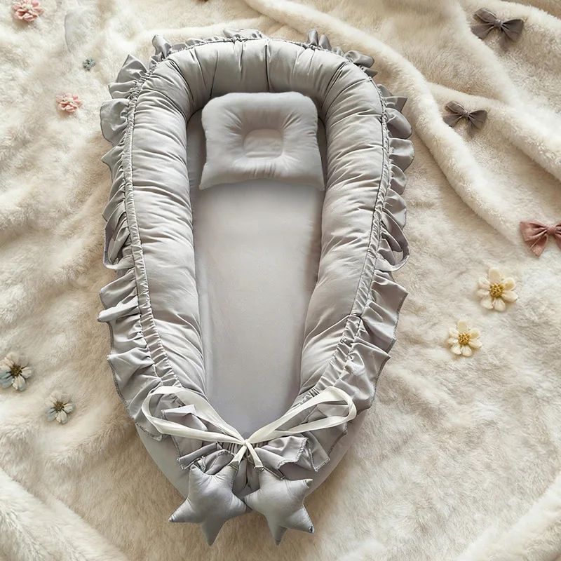 Reducteur de lit | Coton 100% Naturel – Cocon Doux 0-12 Mois