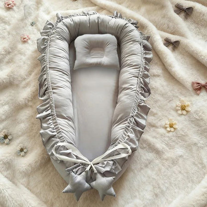 Reducteur de lit | Coton 100% Naturel – Cocon Doux 0-12 Mois