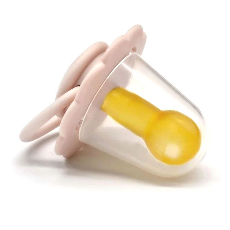 Tétines bébé en latex naturel disponibles en quatre couleurs