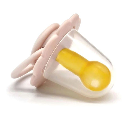 Tétines bébé en latex naturel disponibles en quatre couleurs