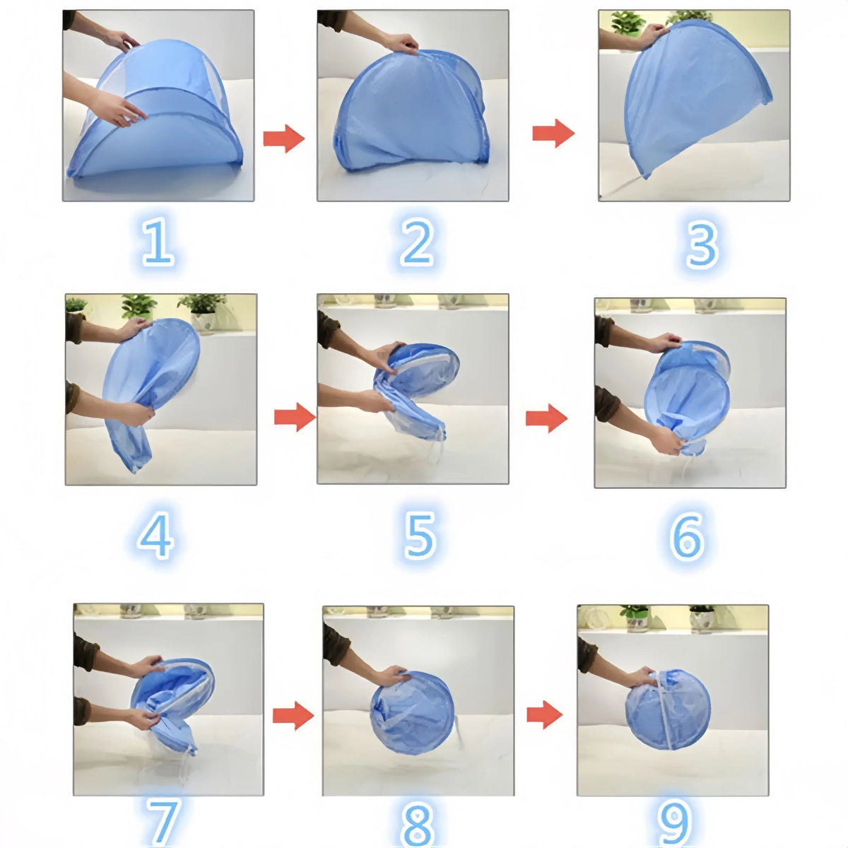 Lit moustiquaire bebe pliable | Protection anti-insectes – Installation en 30 secondes