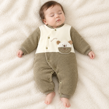 Bébé endormi, pyjama koala kaki HAPPY