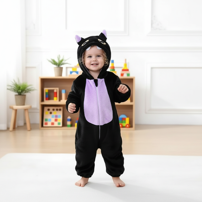 Chat noir – fille – face – 1:1