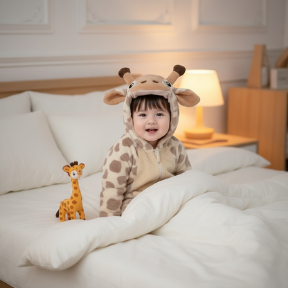 Girafe – lit souriant – nuit – 1:1