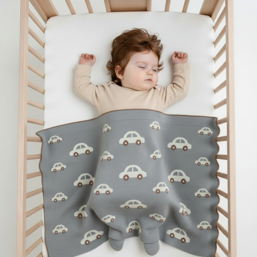 Petit garçon avec des motifs voitures plus petits et fidèles