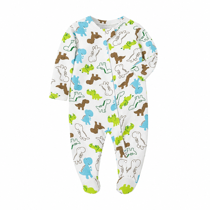 Pyjama bébé motif dinosaures, photo produit seule
