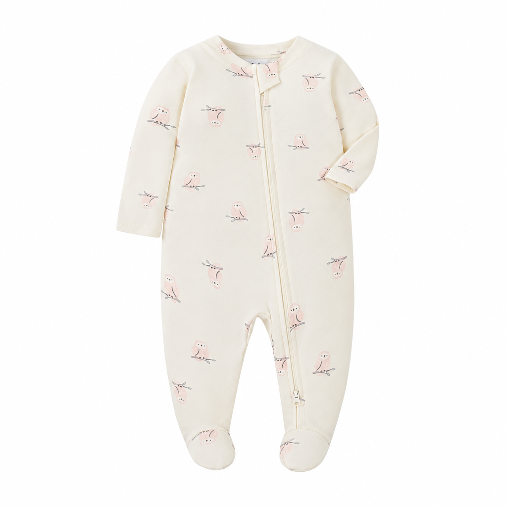 Pyjama chouettes seul, format carré