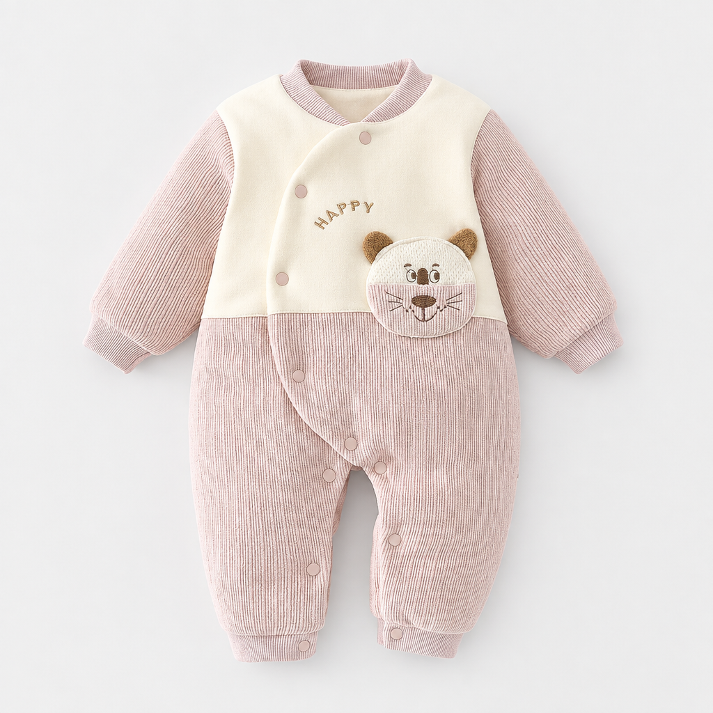 Pyjama rose happy, produit seul