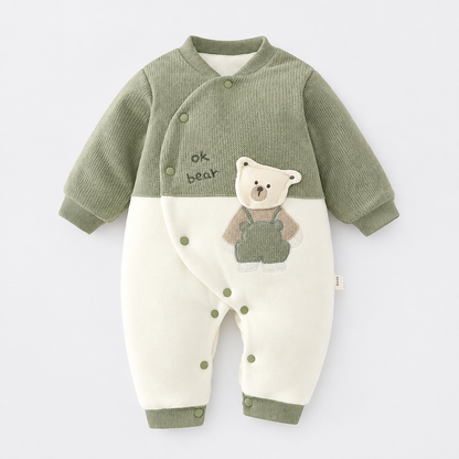 Pyjama vert ok bear, produit seul