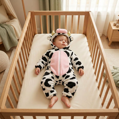 Vache endormi avec petites pointes dorées