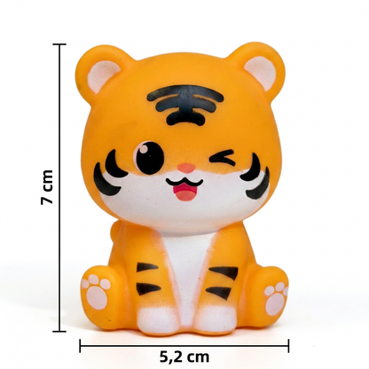 Veilleuse tigre avec ses mesures